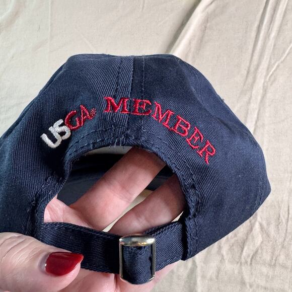 US Open 2011 Golf Hat Black Cap Adjustable Strap Congressional USGA Member NEW - Picture 6 of 7
